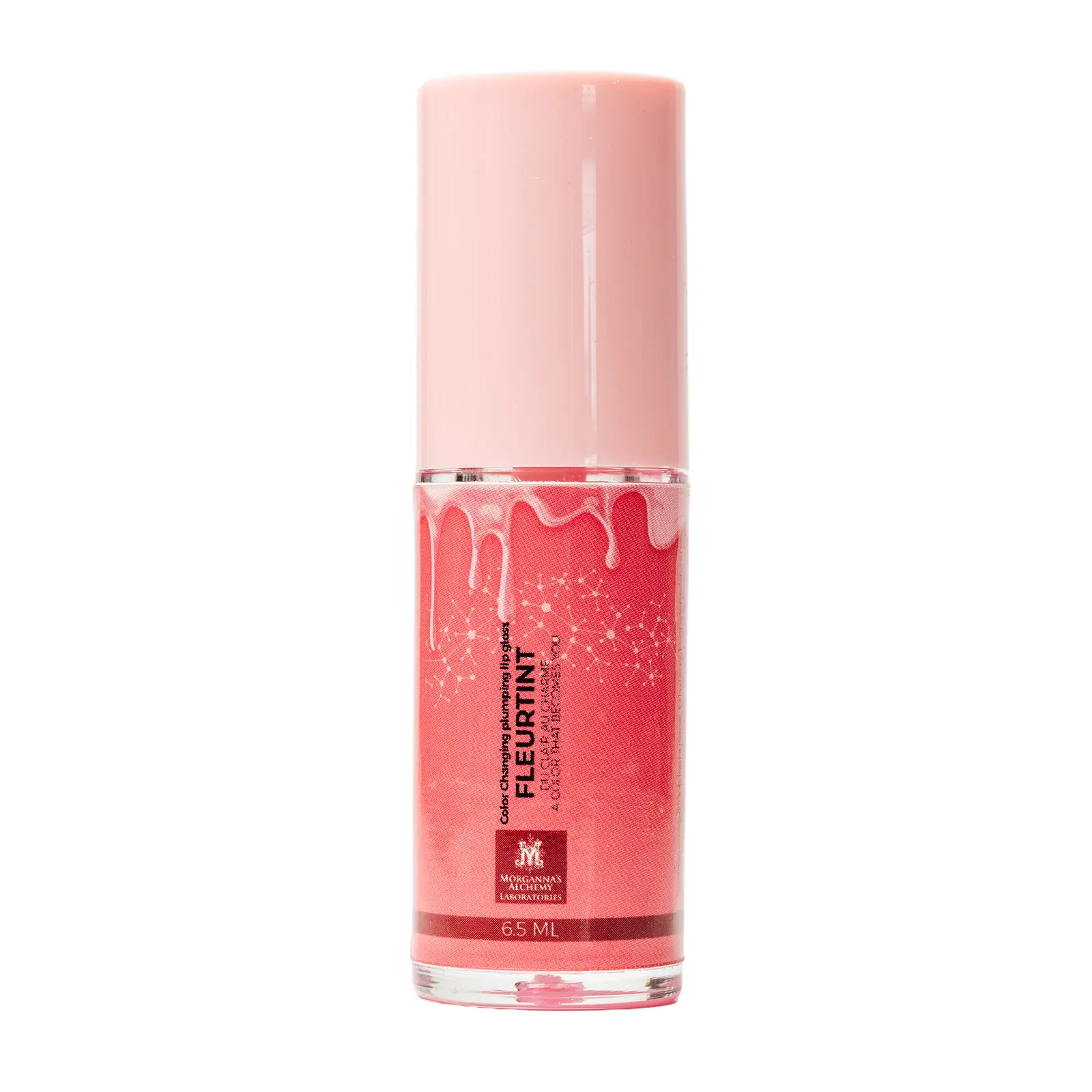 MORGANNA'S ALCHEMY FleurTint Lip Gloss with Hyaluronic Acid - Color-Changing Formula for Personalized Tint & Hydration - 6.5 ML Hydrating Lipstick