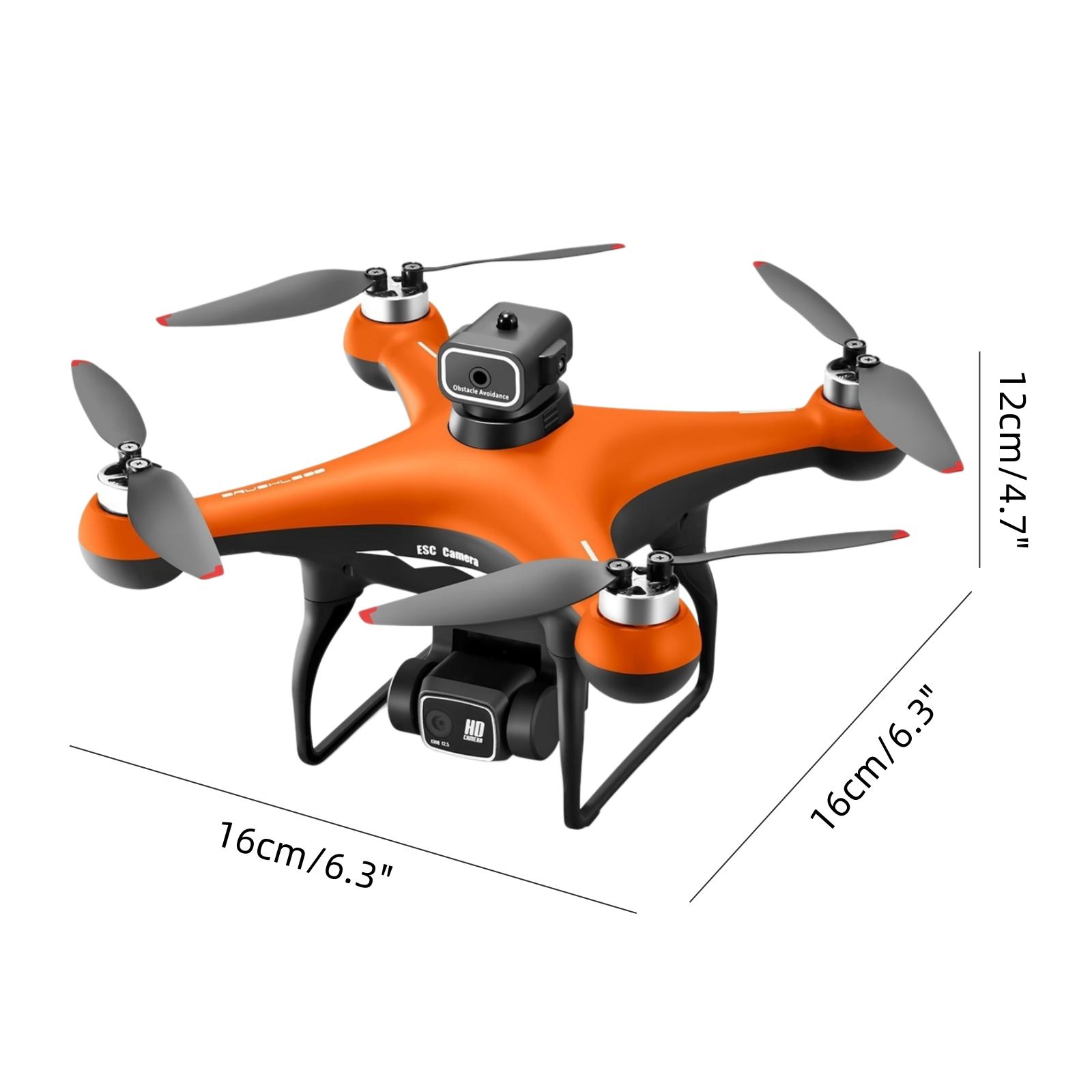 8K  Brushless Motor Drone with Optical Flow Positioning - 2000m Control Range, 100m Flight Height, 7m/s Speed, 244g Lightweight, 2 Batteries, 90° Adjustable Camera & LED Nightlight