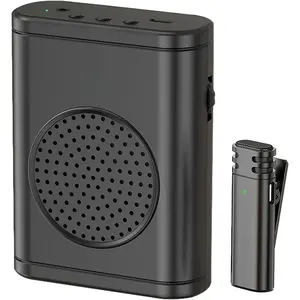Voice Amplifier for Teachers with Clip-  Lapel Mic, [ 5.3] Teacher Microphone for Classroom, Portable Mini Megaphone Speaker PA System for /Public Events/Tours