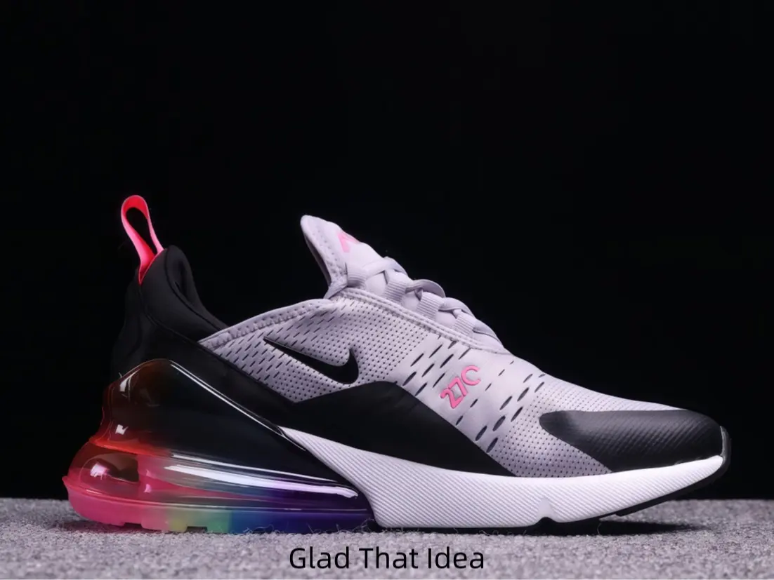 Segmented Wrap Upper Casual Shoes Large Transparent Heel Air Unit Shock Absorbing Structure Reduce Walking Pressure