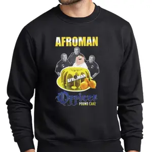 Lemon Pound Cake Graphic Sweatshirt, Vintage Humor Statement Sweatshirt , Trendy Unisex Casual Wear, Cozy Streetwear Gift for Men & Women J