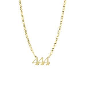 Angel Number Cuban Necklace