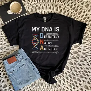 Native American DNA Native Indian Pride Indigenous T-Shirt, Native Tshirt, Native American Tshirt, American Indian Shirt, Native Woman Shirt