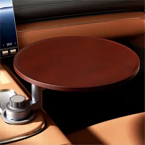 Tray &  Desk for Laptop, 360? Rotating  Cup Holder Table, Steering Wheel Tray,  Accessories for Women & Men,Compatible with  Model Y/3/S, Ford F150/Explorer/Maverick &