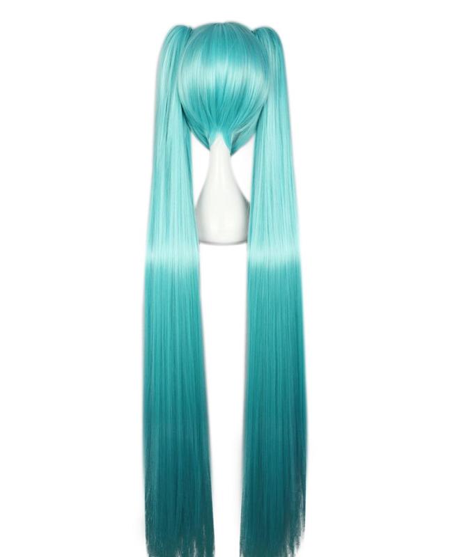 abHair Hatsune Miku-Vocaloid Costume Wig - Ice Blue