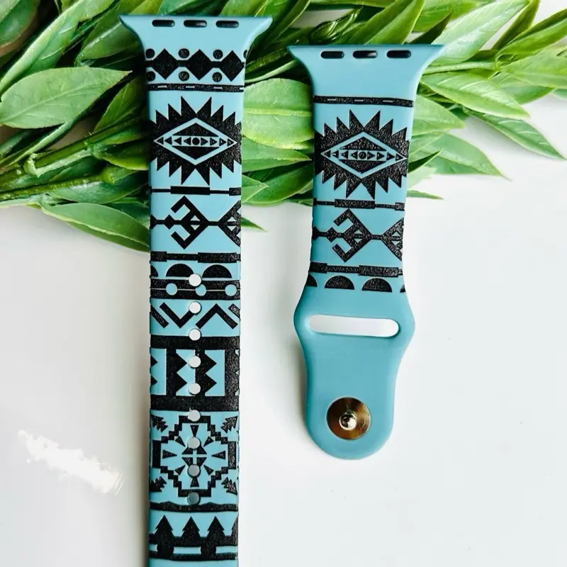 Aztec Pattern Watch Band