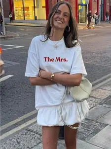 The MRS T-Shirt – Bride Tee, Wedding Gift for Her, Newlywed Shirt, Bridal Shower Gift, Honeymoon Top, Bachelorette Party Tee, Wifey