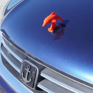 Red Dolphin Ornament
