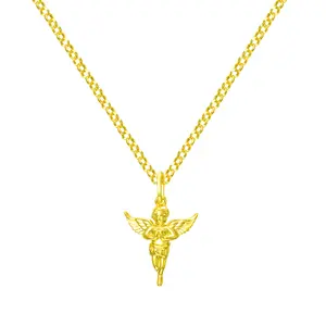 EVRY JEWELS Gold or Silver Plated Women's Hypoallergenic Guardian Glow Necklace