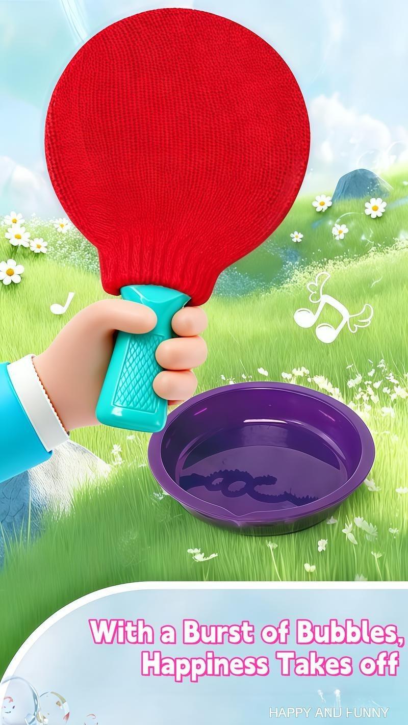 Giant Bubble Maker Toy – Easy Ping Pong Bubble Blower for Kids Outdoor Fun Giant Bubble Maker Toy – Easy Ping Pong Bubble Blower for Kids Outdoor Fun