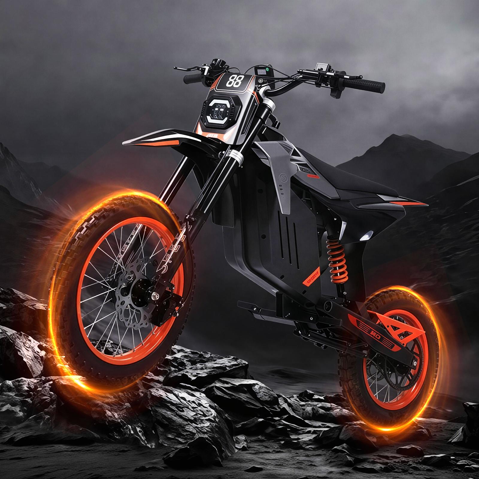 【FREEBOY & Y88】3000W Electric Mountain Bike 48V 30Ah Battery | 55km/h ...