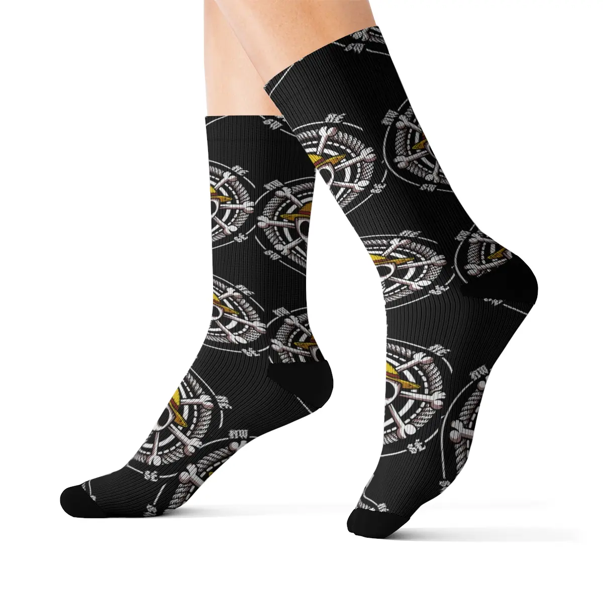 One Piece Anime Crew Socks, Anime Gift, Manga Lover Gift, Straw Hat Crew