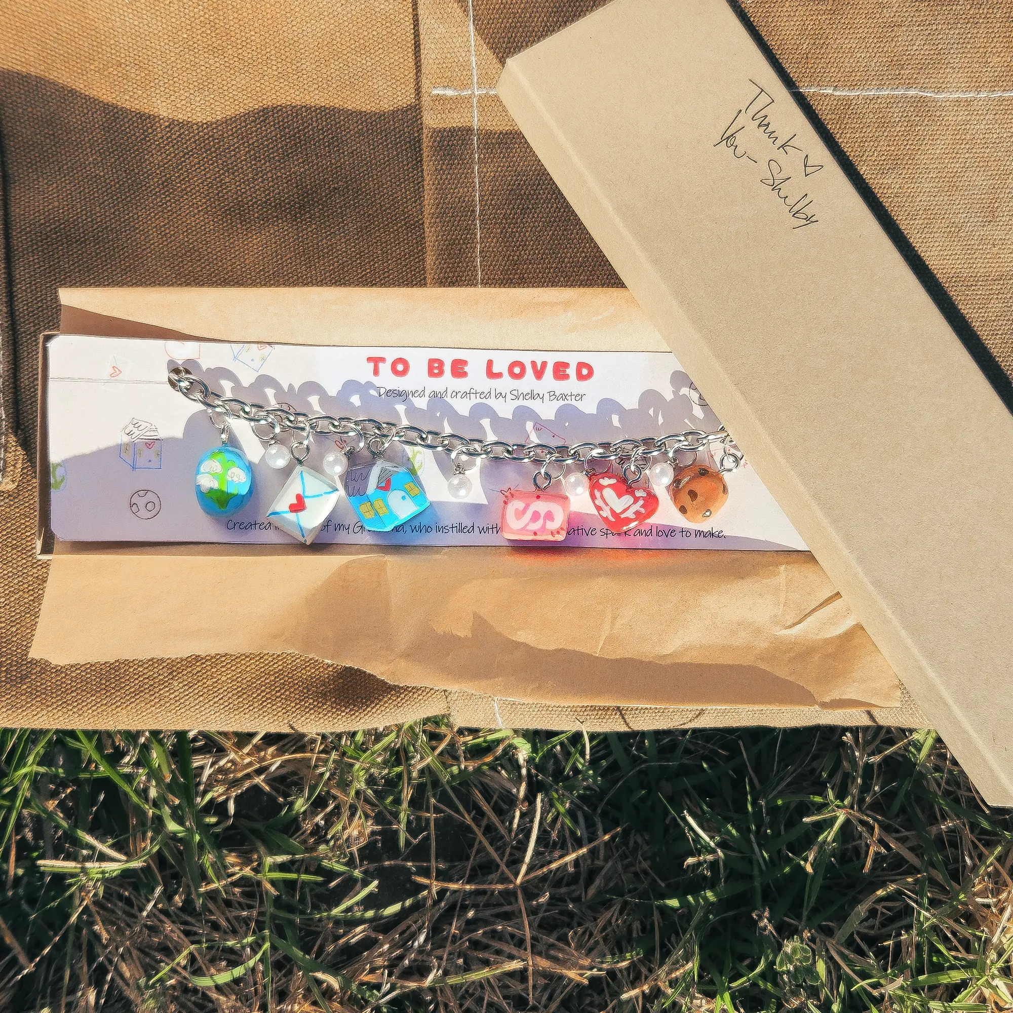 To Be Love - Handmade Clay Charm Bracelet
