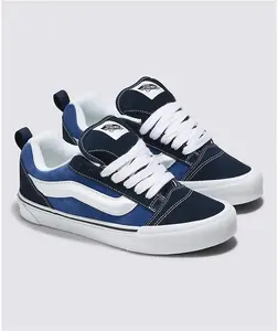 Need Poem Vans Knu Skool Navy Blue Skate Shoes