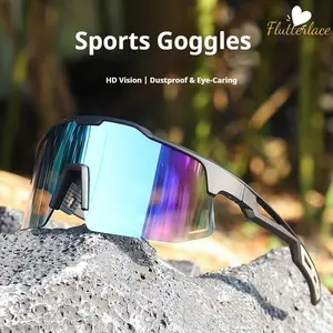 3-Pack UV400 Sports Sunglasses for Men & Women – Unisex Cycling, MTB & Road Biking Eyewear, Lightweight Protective Glasses with Anti-Glare & UV Shield Lenses, Ideal for Driving, Hiking, Outdoor Sports, Adventure & Travel