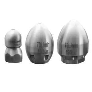 Pressure Washer Sewer  Nozzle First 1 Last 6 Flushing for Drainage Ditch Pipe