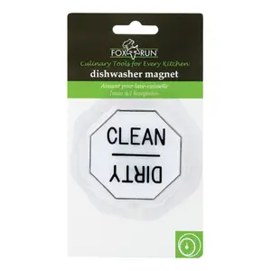 212 MAIN Dish Status Label Magnets - 12-Pack Dirty Dishwasher Indicator Magnets for Home Supplies, Home Decor, Refrigerator Use
