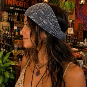 Women accessories  8 heads bands boho stone cold 100% cotton