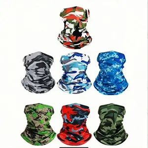 Unisex Breathable Ice Silk Face Mask Set, Breathable Face Cover, Protective Mask, Athletic Face Masks, Windproof UV Protection, Ideal for Outdoor Cycling Travel Sports, 4 Pack/7 Pack Available