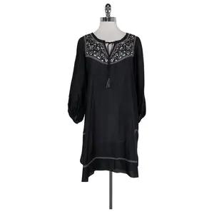 Rebecca Taylor - Navy Embroidered Dress Sz 4