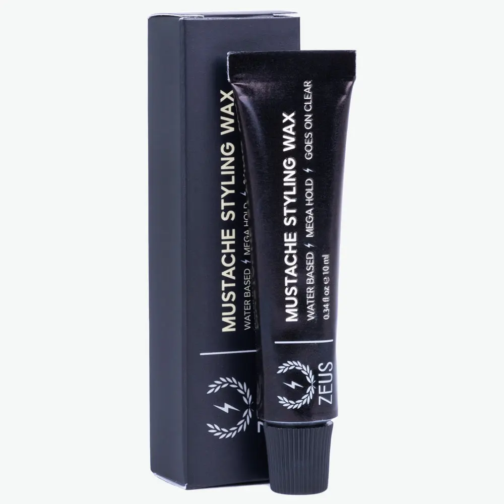 ZEUS Mega Hold Mustache Wax, Styling & Shape Control