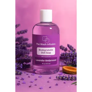 Biodegradable Dish Soap- Lavender Amberwood