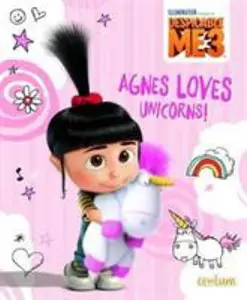 USED-Despicable Me 3 Picture Book - Agnes Loves Unicorns! by Centum Books (Hardcover)