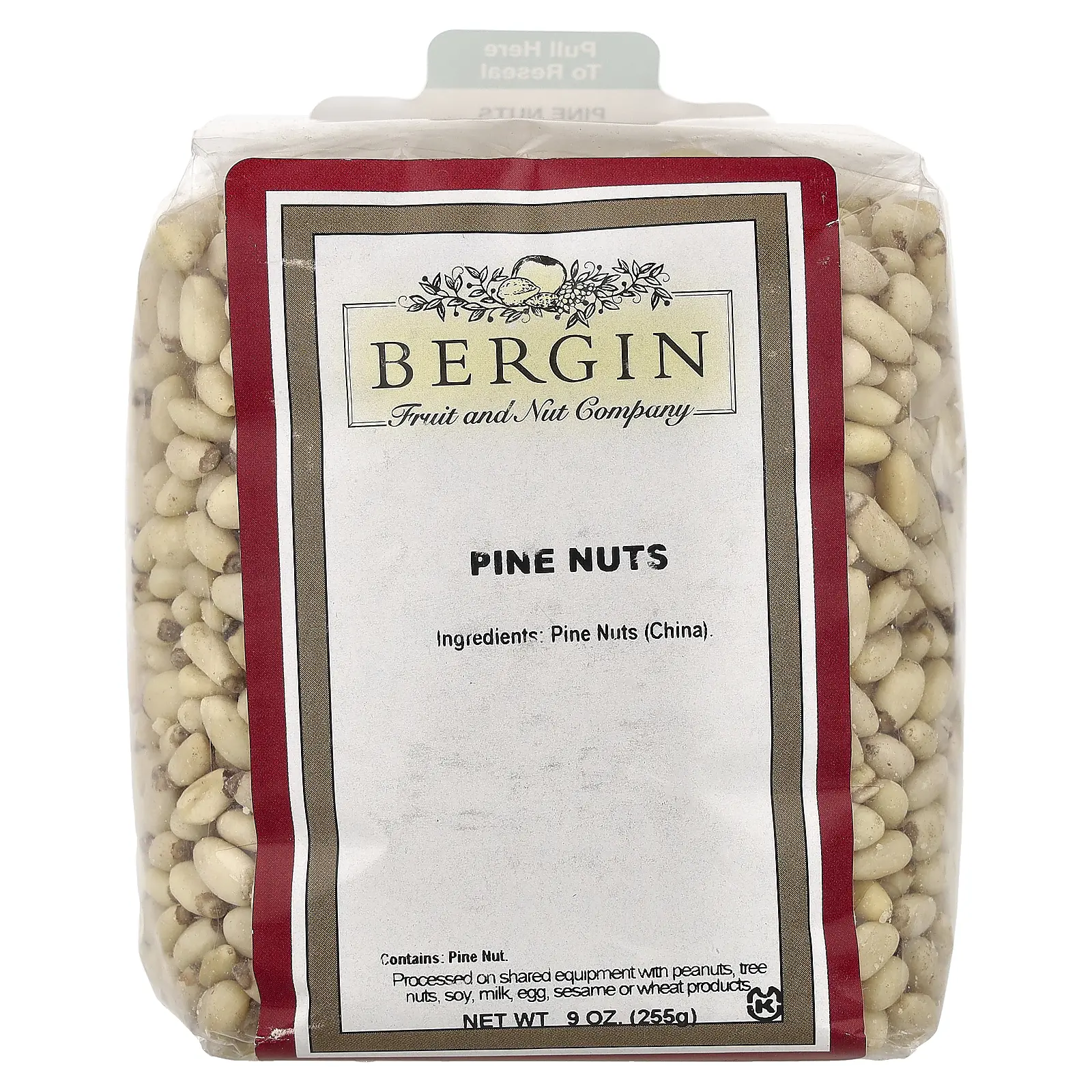 Bergin Fruit and Nut Company Pine Nuts, 9 oz (255 g)