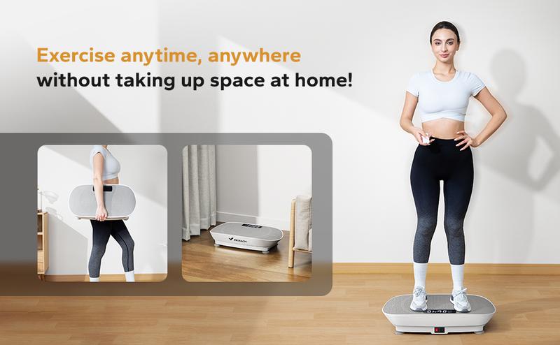 MERACH Vibration Plate Exercise Machine, Lymphatic Drainage Machine, Whole Body Workout Vibration Platform for Wellness and Fitness Home Gym Equipment MERACH Vibration Plate Exercise Machine, Lymphatic Drainage Machine, Whole Body Workout Vibration Platform for Wellness and Fitness Home Gym Equipment