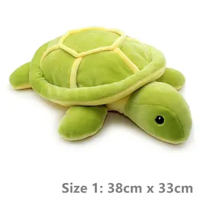 Cuddly Soft Plush Stuffed Animal Sea Turtle Doll Cushion Throw Pillow 35-80cm