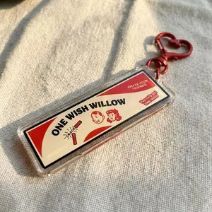 Obsession One Wish Willow Keychain Charm, Obsession Keychain, Horror Movie Gift Enamel Pin, Gift for Fans