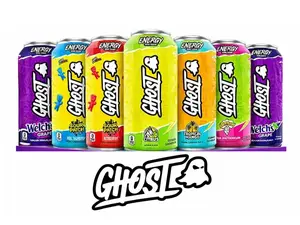 GHOST Energy –  12 pack cases Zero Sugar, Low Calorie, Carnipure L-Carnitine  Sport Drink 12-Pack