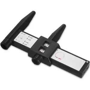 Wheel PCD Gauge, Wheel/Rim Bolt Pattern Measuring Tool, Car PCD Ruler Sliding Caliper for 4 5 6 8 Holes Lug Wheel Rim Gauge