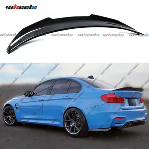 2015-2018 BMW 3 Series F80 M3 F30 Sedan All Models - PSM Sharp Style Trunk Spoiler Rear Wing Lid Lip Kit, Car Exterior Decoration & Cars Accessories fathersdaygift fathersdaygift