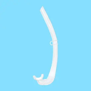 Wet breathing tube, free-diving silicone breathing tube hose, professional snorkeling breathing tube foldable storage