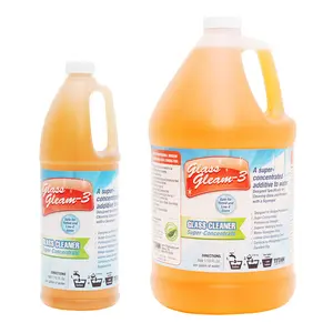 Titan Glass Gleam 3 Super-Concentrated Window Cleaner GG-3 for Squeegee Use No Bleeding Reduced Drag Eco-Friendly Non-Staining Orange Formula