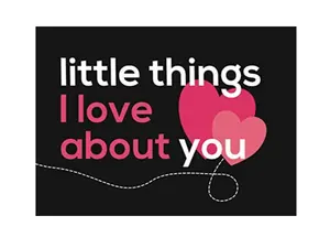 Little Things I Love About You: Fill in the Blank Little Journal Gift Book for a Romantic Partner Paperback