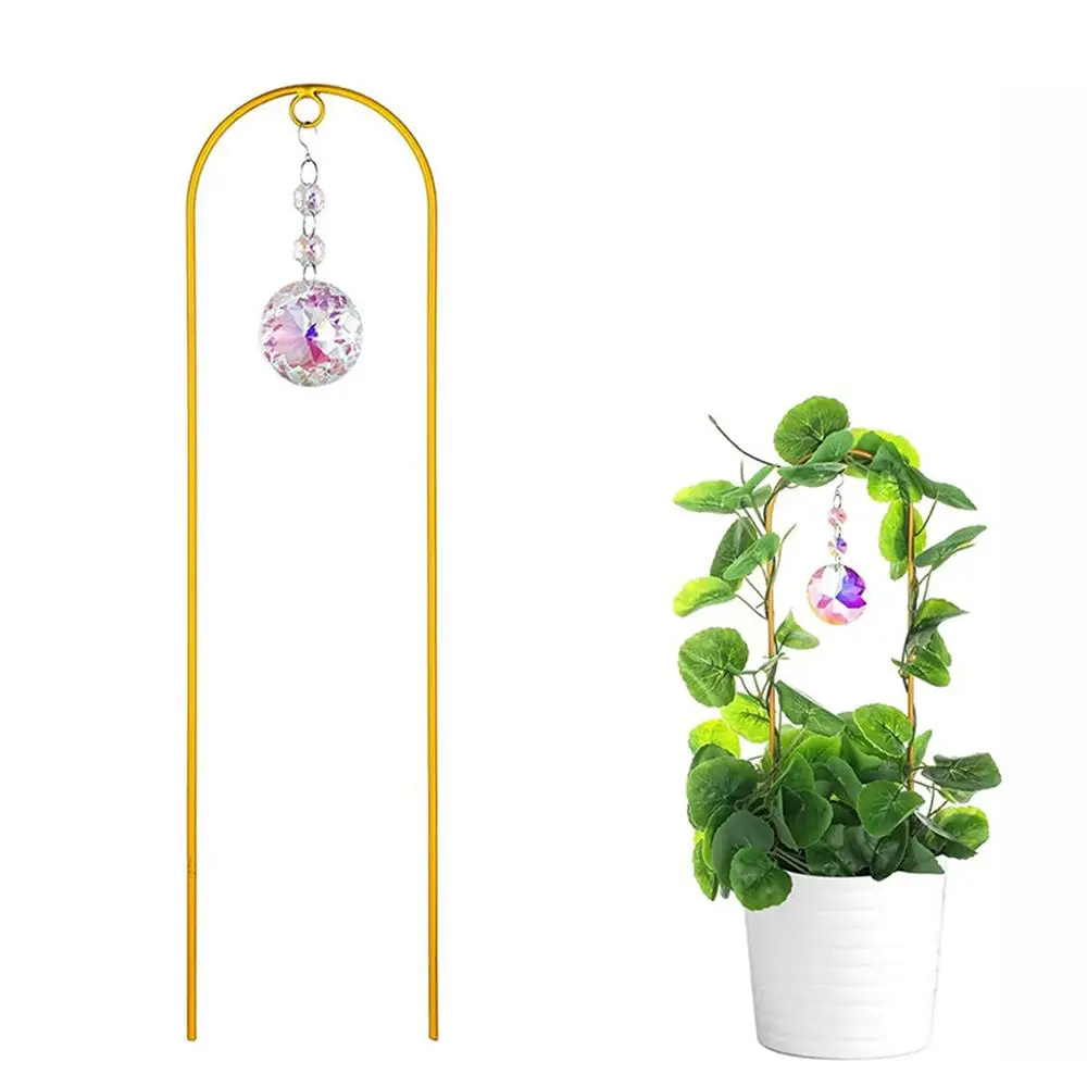 Metallic Plant Climbing Frame, 1 Set Indoor Flower Pot Vine Trellis Holder, Iron Plants Climbing Support Stake, Plant Care & Support