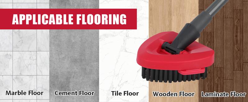 Scrub Brush Head Refills for O-Cedar RinseClean 2-Tanks System Spin Mop Replace Head for Ocedar Mopping Cleaning o cedar Triangle Scrubbing