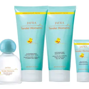Jafra Tender Moments Cologne & Shampoo Cream Bundle- Complete  Grooming Set for Daily Use- Delightfull Fragance & RRefreshing Cleanse