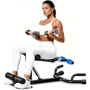 Adjustable Squat Machine for Women, Glutes Trainer for  Gym, 4-Level Resistance  & Core Workout Equipment with Deep Squat Support, 300 lbs Capacity