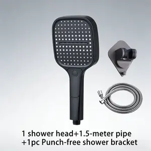 3-Piece Shower Head Set, 3-Stage Water Flow Control, Essential Bathroom Upgrade, Enjoy Spa-Level Shower Experience, Rainfall Shower Head, Shower Head Combination