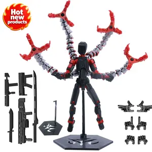 T13 Action Figure (Assembly Completed) Titan 13 Dummy 13 Figure Robot 13 Figure 3D Printed Articulated Multi-Jointed Movable Robot Model