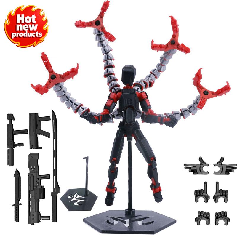 T13 Action Figure (Assembly Completed) Titan 13 Dummy 13 Figure Robot 13 Figure 3D Printed Articulated Multi-Jointed Movable Robot Model