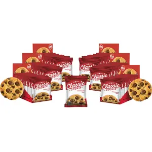 Classic Cookie Soft Baked Chocolate Chip Cookies made with Hershey's? Mini Kisses, 6 Boxes, 48 Individually Wrapped Cookies