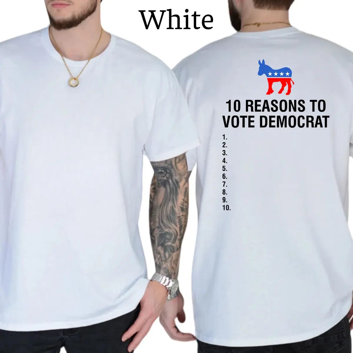Funny Political List T-Shirt, Mens Shirts Funny, Conservative Political Graphics Tee, Patriotism Graphics Shirt, Men's Gifts, Casual Menswear, For Men