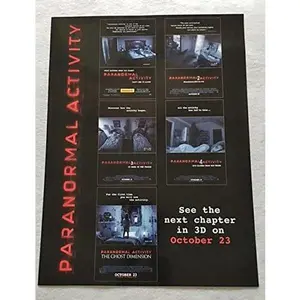 Paranormal Activity - 18"x24 Original Promo Movie Poster Very Rare 2015
