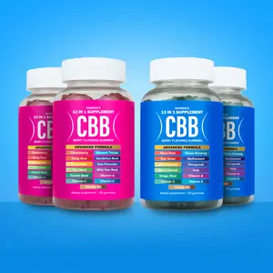 CBB Double Combo Pack (4 Bottles) - Women’s Support Supplement - Essential Vitamins - Herbal Ingredients - Berry Flavored - Gelatin-Free - 4 Bottles - 2 Month Supply