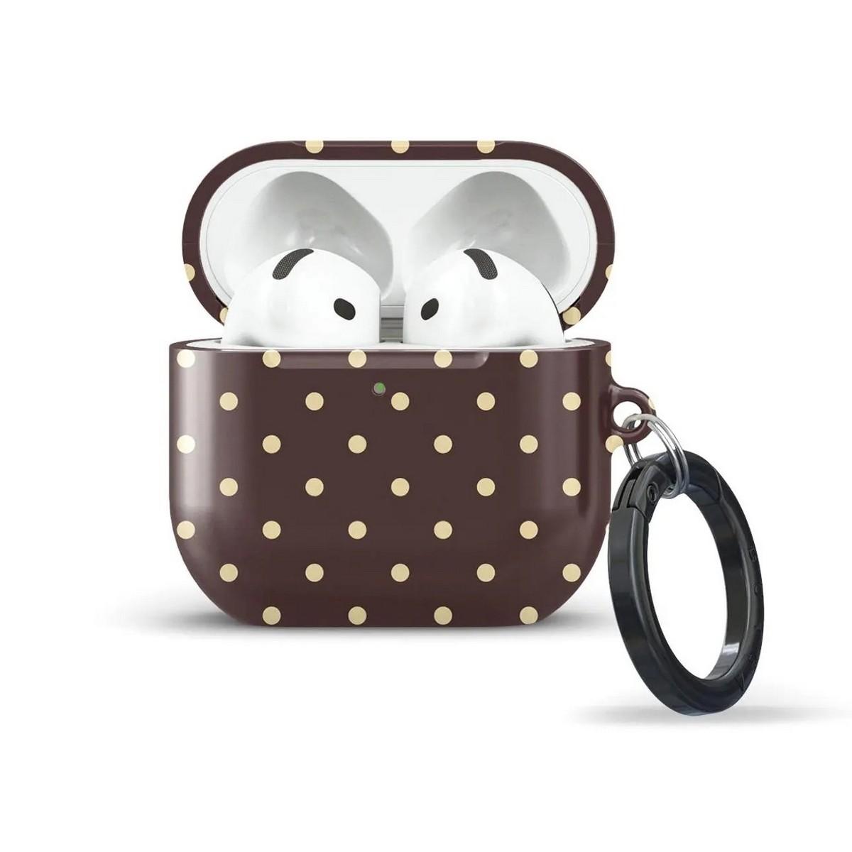 Sorry Busy Airpods Case Brown Polka Dots Airpod Case AirPods Pro 3 Pro 2 Pro 1 Airpods 1 2 3 4 Case