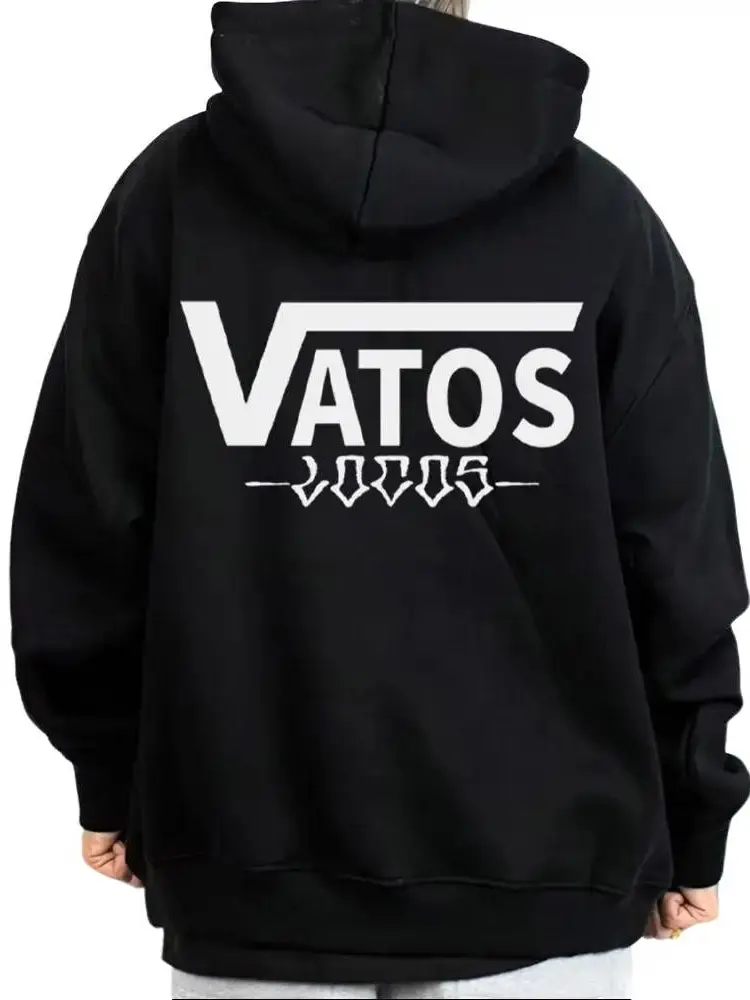 Chicano Clothing Vatos Loc Forever El Gallo Negro Mexican Clothes Lowrider Clothes Oversized Graphic Tee Medium Heavy Sweatshirt Hoodie for Men & Women Unisex Loose Fit 50% Cotton 50% Polyester